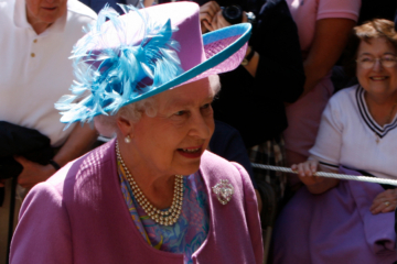 Close up of Queen Elizabeth II from 2007
