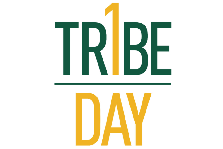 A graphic showing the word "Tr1be" over the word "day."