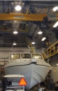 Existing lighting in the Field Operations Center will be replaced with new LED lamps. Photo courtesy of W&M Office of Sustainability.