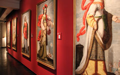 Artwork inside of Muscarelle Museum of Art