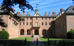 Wren Building against a blue sky