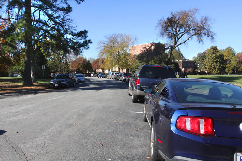 Phi Beta Kappa (PBK) Circle Parking Lot