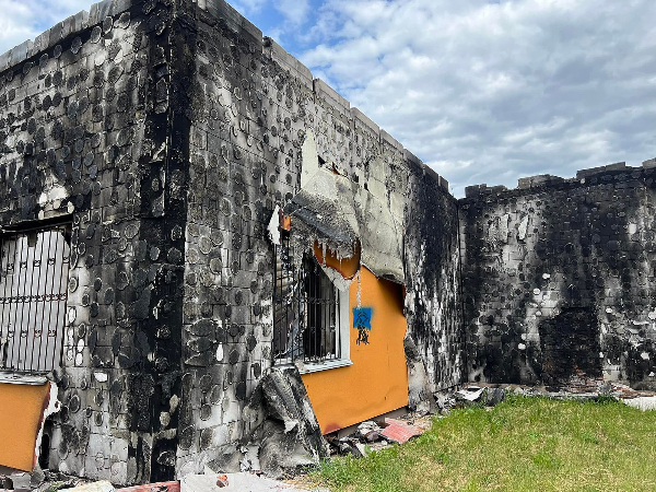 Destroyed Museum in Ukraine