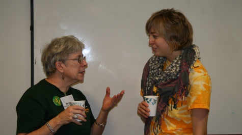 Margaret Snyder Mastbrook '63 and Rebecca Lowdon '99
