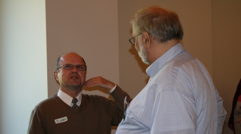 Professor Emeritus Stewart Ware and George Cicilia '80