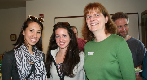 Vivian Zhu '10, Lauren O'Hagan '10, and Associate Professor Diane Shakes