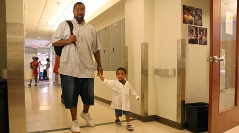 Walking to the lab, cont.