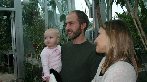 Matt and Jessica Wester ('06 and '05) with newest Wester addition.