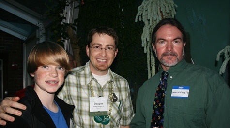 Ben and Douglas DiRiggiero '92 with Sean Malone '92