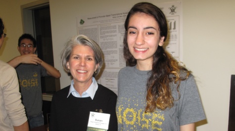 Caroline Golino '17 and Susan Hildebrand Ruegger '75