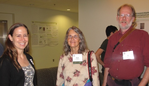 Asst. Prof. Harmony Dalgleish with Ruth Mead '80 and Jim Mead