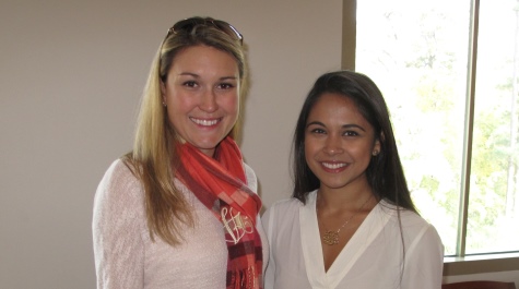 Stephanie Chambers '05 and Shivani Desai '05