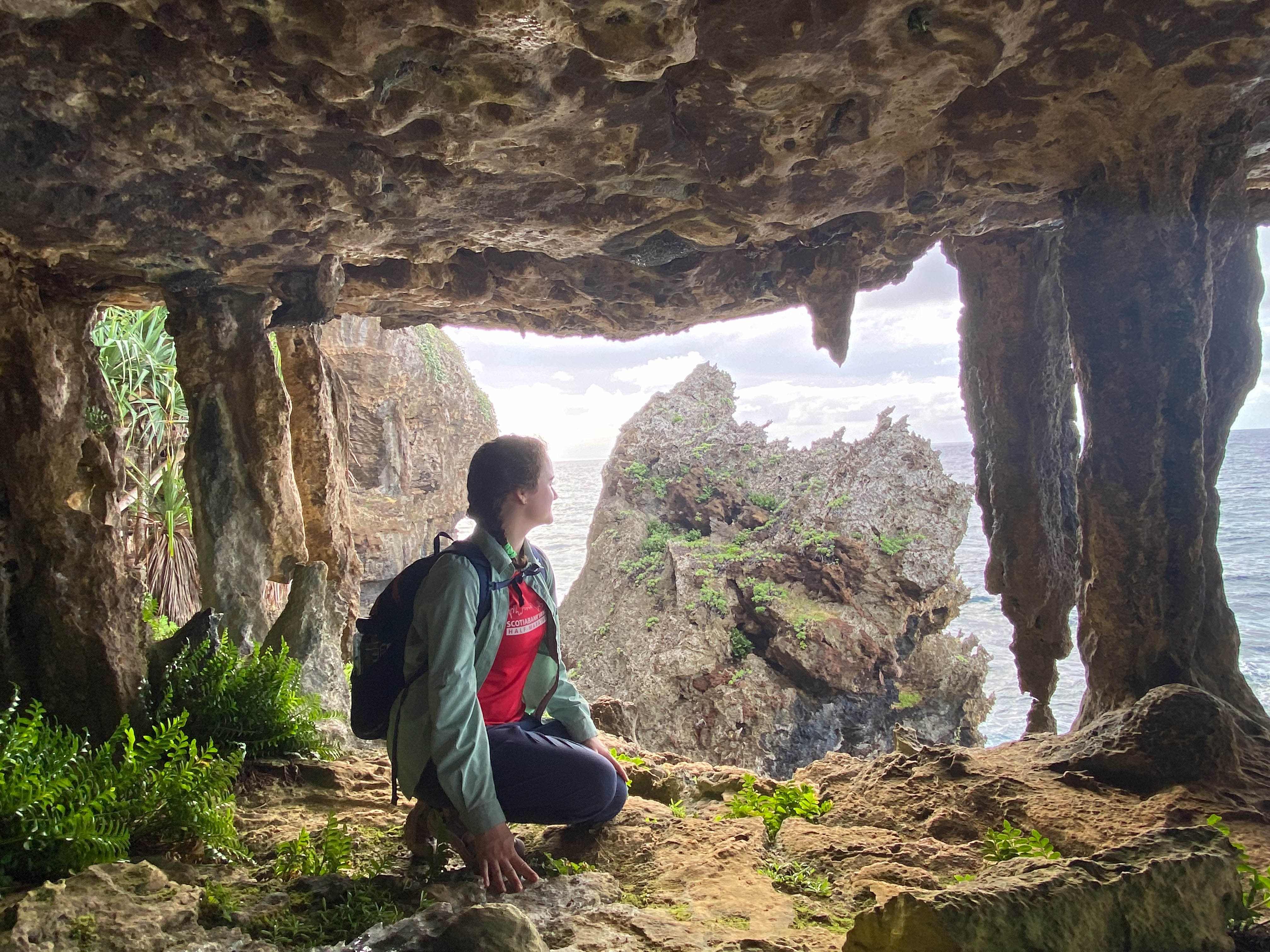 Erin Cearlock ’24, an anthropology and government double major, received Honors Fellowship funding from the Charles Center to work with a community located on the island of Rurutu. (courtesy photo)