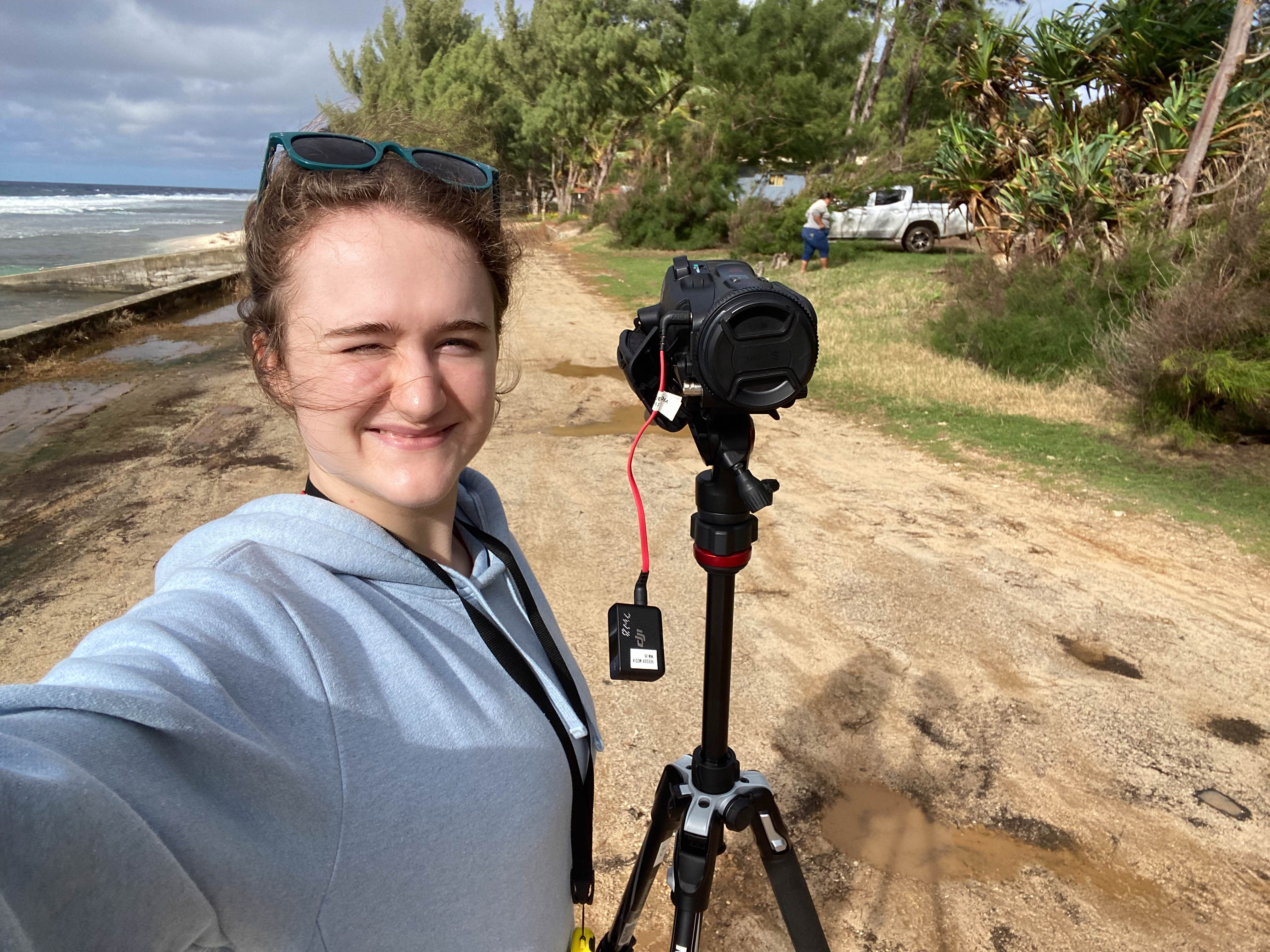 Erin Cearlock ’24, an anthropology and government double major, received Honors Fellowship funding through the Charles Center to research community-engaged cultural heritage management plans in French Polynesia. (courtesy photo)