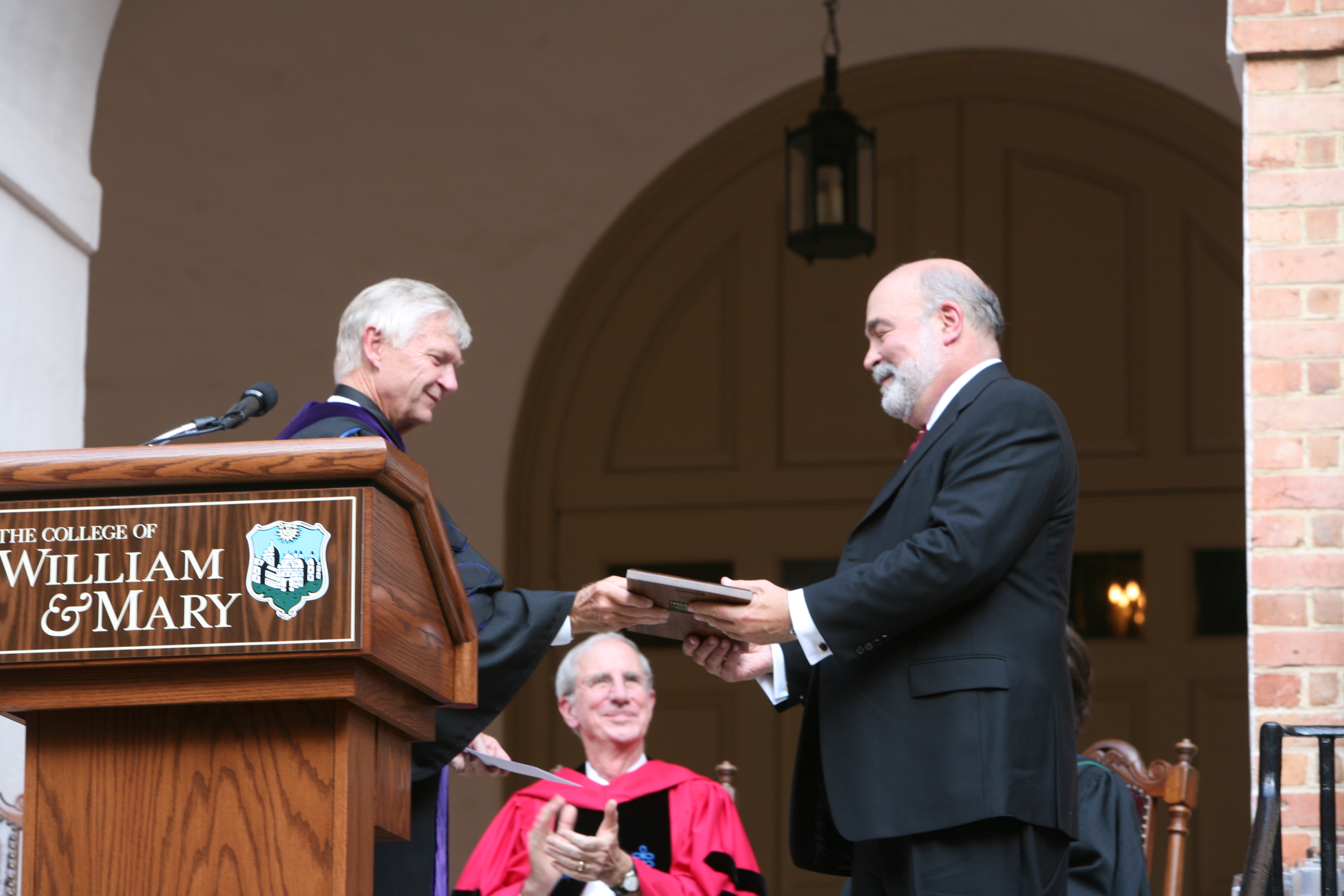 Prof. Taylor was honored with the President's Award for Service to the Community in 2008. (Photo by Stephen Salpukas)