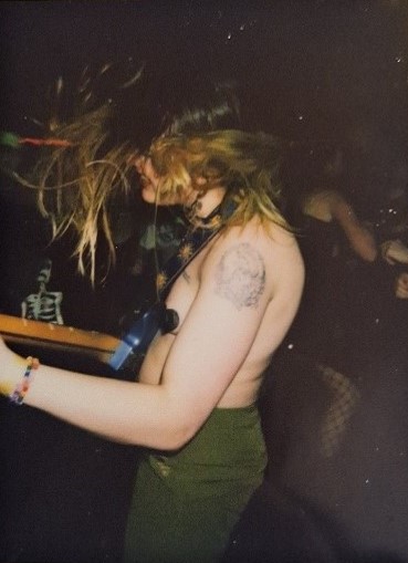 English major Faith Stillwell '24 reported on the road with emerging transgender punk bands touring from Washington, D.c., to Pennsylvania. (Photo by Faith Stillwell)