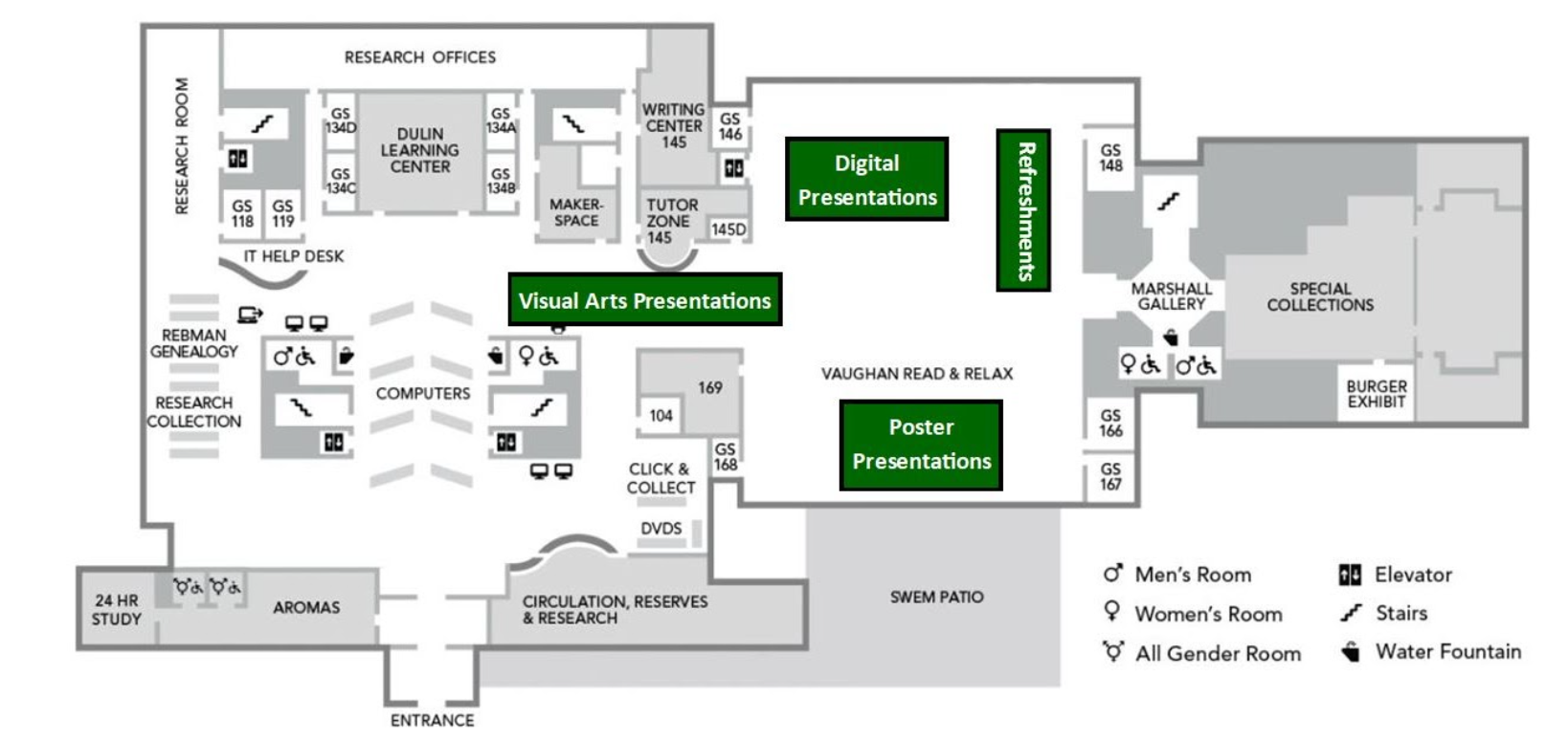 Undergraduate research in the arts & humanities, social sciences, and STEM-related disciplines will be on display in the Swem Read and Relax room this Friday.