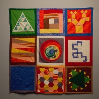 Sci Art quilt
