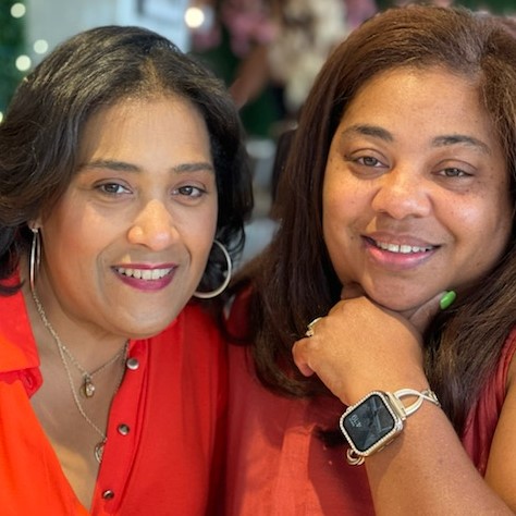 Jennifer Stacy and Angel Saylor are helping to reveal an inclusive history of James Monroe's Highland. (photo courtesy Jennifer Stacy)
