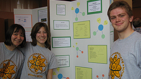 Amy Green, Hannah Naughton, and Zachariah Nealy