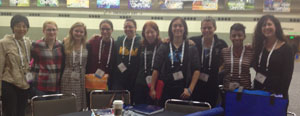 Professor Weizhen Mao with William and 玛丽 students Robin Givens, Corynne Dech, Shannon Hughes, Victoria Cooper, Carolyn McKenna, Jessica Chen, Aslyn Blohm, Brittany Reynoso, and Rebecca Roberts 
