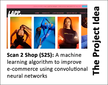 For her student project, Marissa Chai Hibbert ’22 designed a prototype machine-learning program to better integrate the e-commerce experience. Her algorithm detects items of clothing on Instagram images, reads brand information provided by the user in the posting process, and delivers product information.