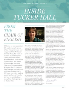 English Newsletter Inside Tucker Hall