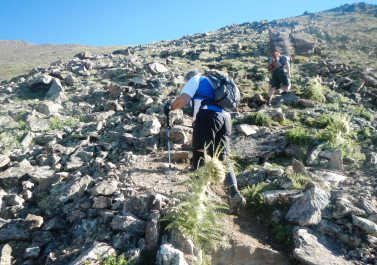 kk on steep section