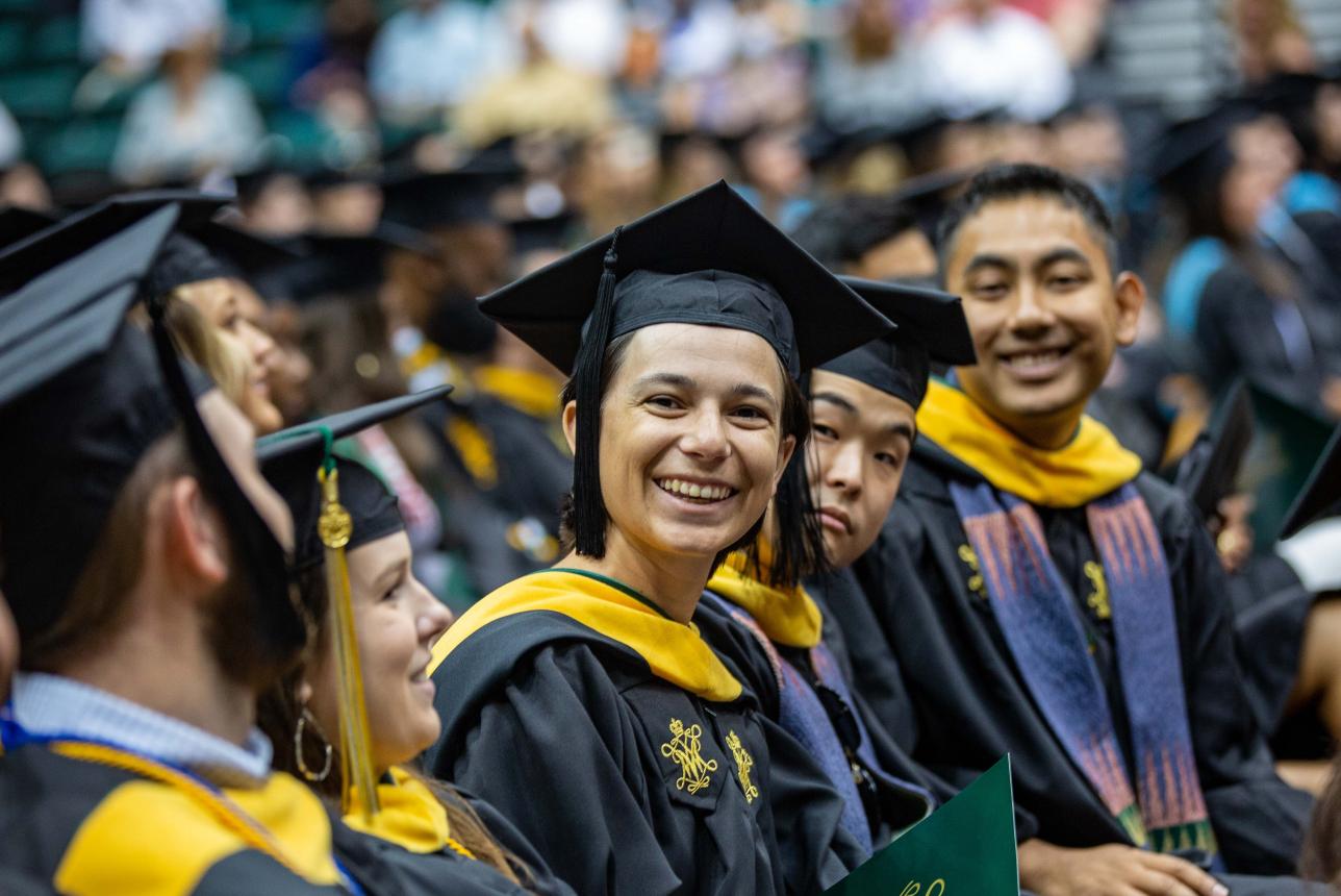 William & 玛丽 Students at Graduation