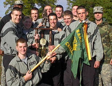 ROTC Cadets from the College of William and 玛丽 and Christopher Newport University.