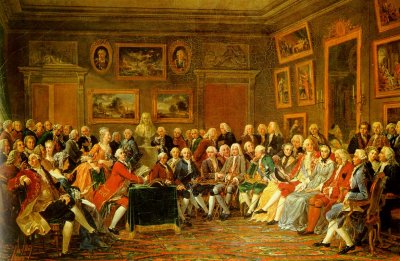 Une soirée chez madame Geoffrin, 1755 Une soirée chez madame Geoffrin, 1755