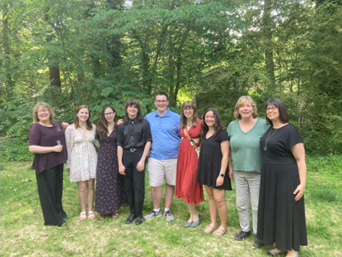 Graduation Party at Prof. Jenny Taylor's house
