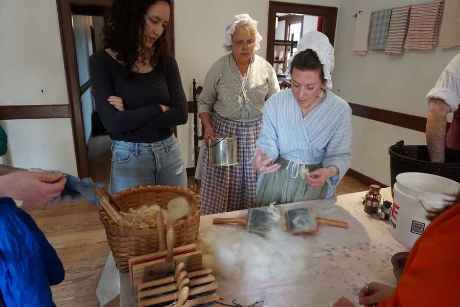HIST 407-01:  Field School in Material Culture | Colonial Williamsburg Weaver
