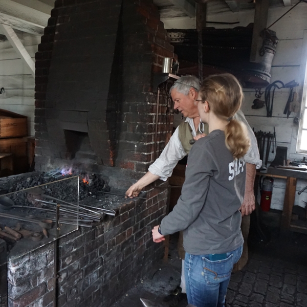 HIST 407-01:  Field School in Material Culture | Colonial Williamsburg Blacksmith Shop