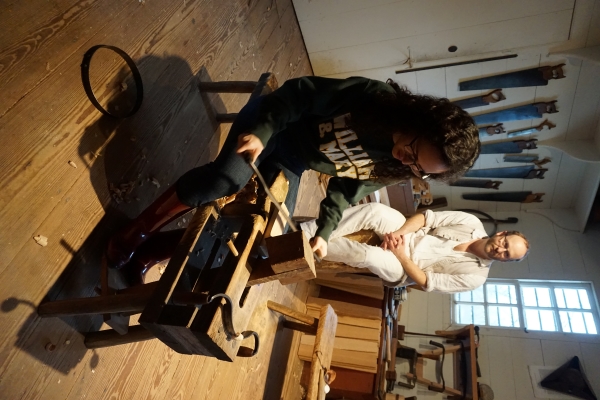HIST 407-01:  Field School in Material Culture | Colonial Williamsburg Carpenter's Yard