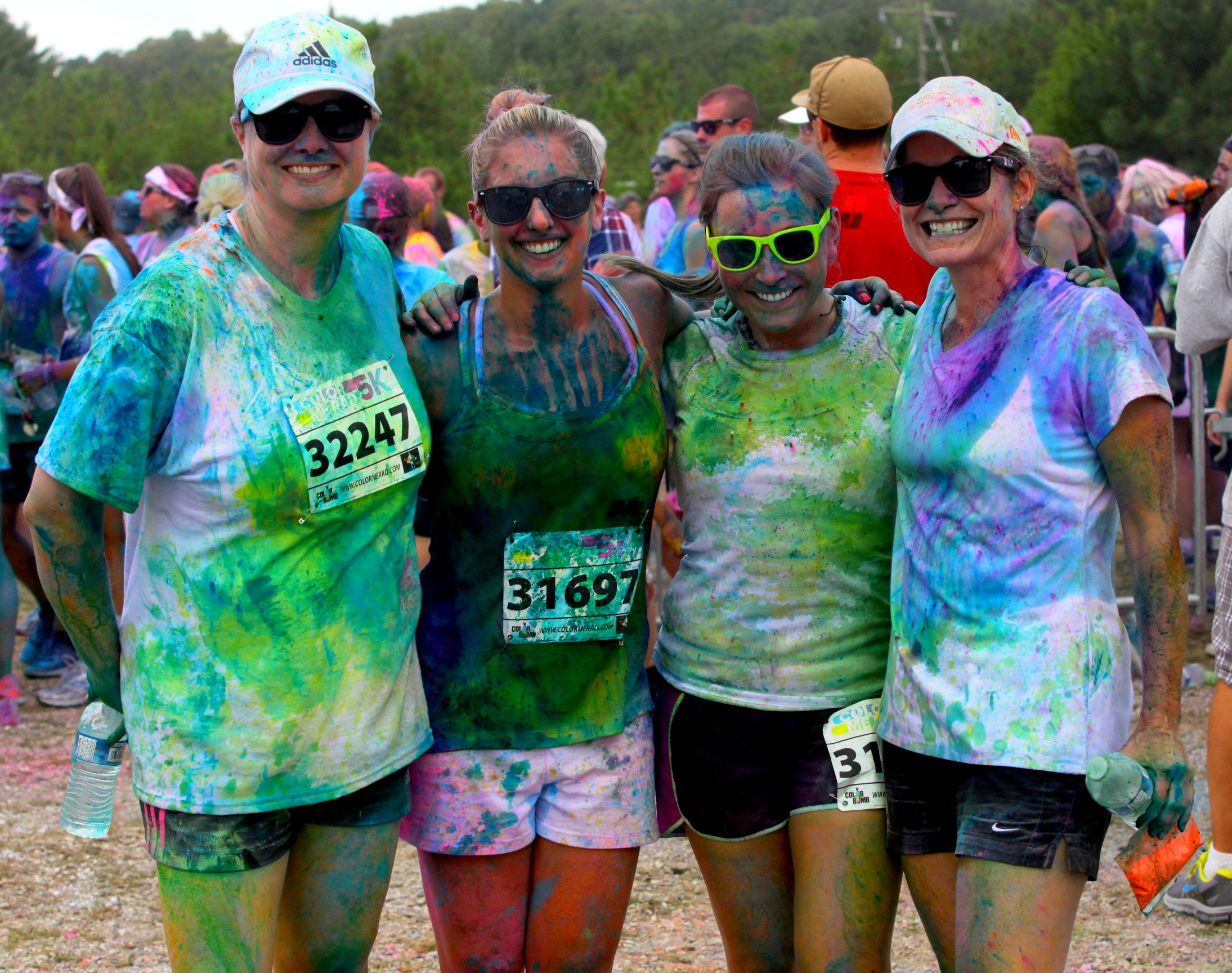Color Me Rad: Tracy Coates, Sydney Tafuri, Jenny Poon, Dr. Janice Zeman