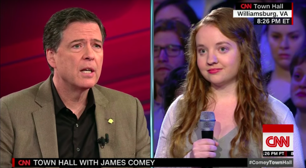 CNN Town Hall screen shot