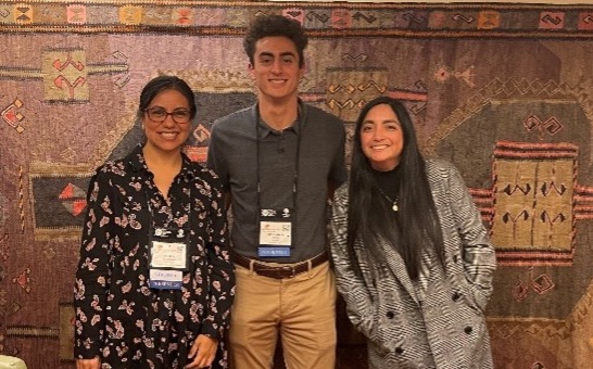 Paola Mendizabal, M.Ed. (left), Ph.D. candidate at the W&M School of Education, Benjamin Simon (center), Dr. Katherine Barko-Alva, Ph.D. (right), Assistant Professor at the W&M School of Education
