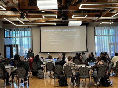 Dr. Dan Skinner, Professor of Health Policy at Ohio University, speaks to W&M students, faculty and the wider community