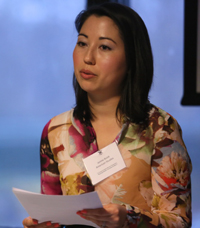 Janine Boldt won the William & 玛丽 Award for Excellence in the Humanities and Social Sciences. Photo by Stephen Salpukas