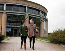 The University of St Andrews is Scotland's first university, founded in 1413. While many of the buildings are hundreds of years old, more modern ones have been incorporated into the campus landscape (like the Gateway Building, built in 2000). Photo by Ben Goulter