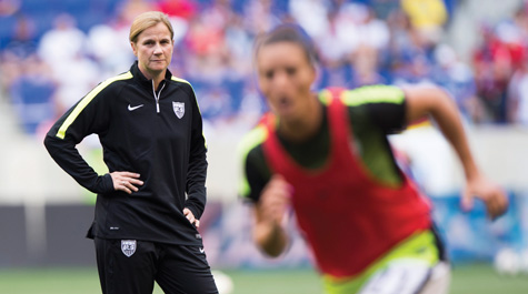 At the helm: