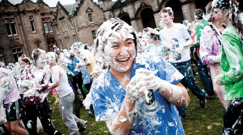 Foam fight:
