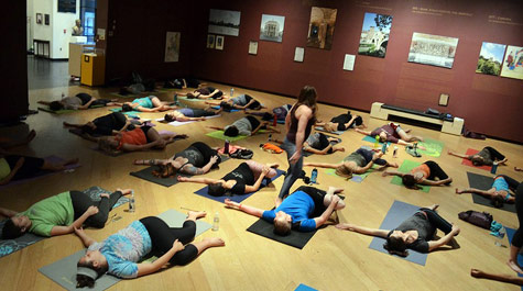 Yoga in the Galleries