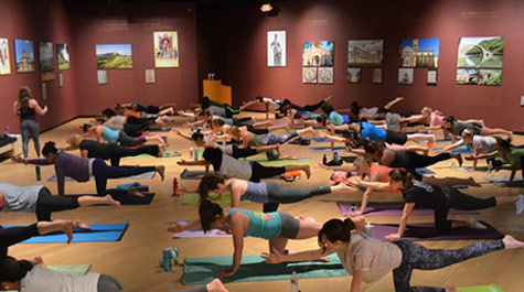 Yoga in the Galleries