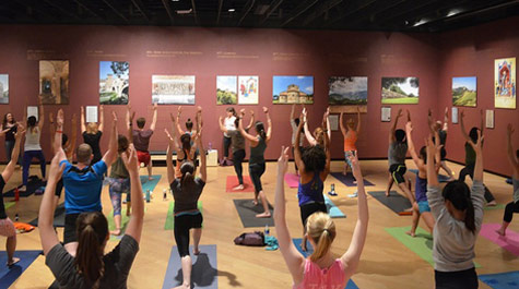 Yoga in the Galleries