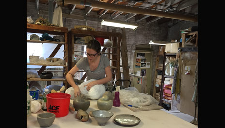 At home with clay