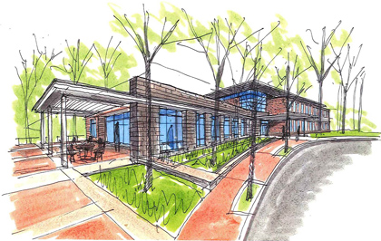 A conceptual sketch of the Integrative Wellness Center