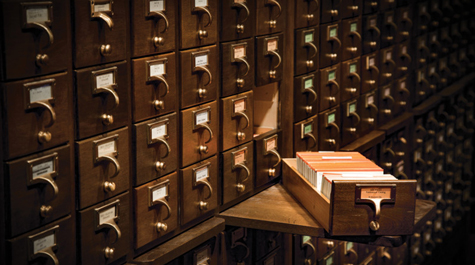 Evolution of the card catalog: