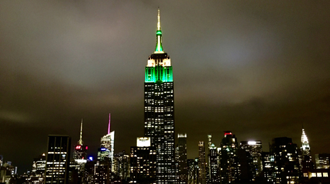Green and gold: